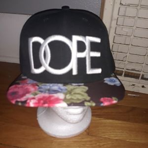 Snapback Cap with floral print